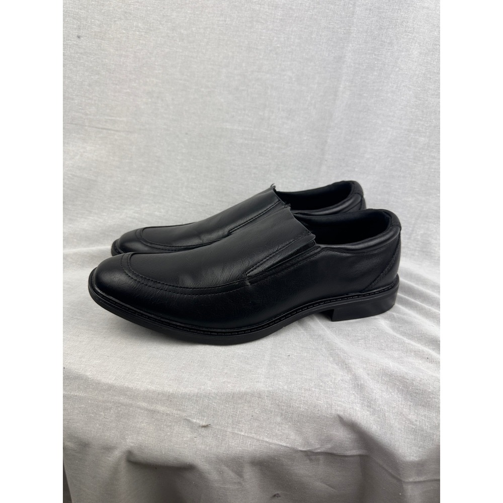 Goodfellow & Co Mens Black Slip On Loafers Dress Shoes Size 9 Moc Toe‎ Casual